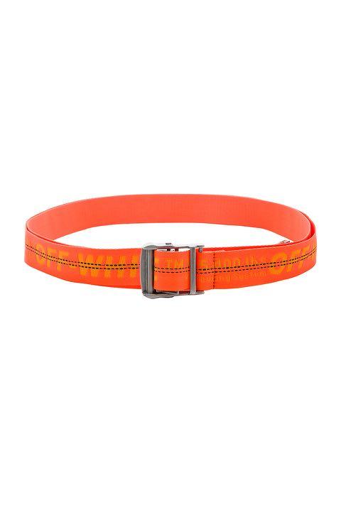 Orange off outlet white belt