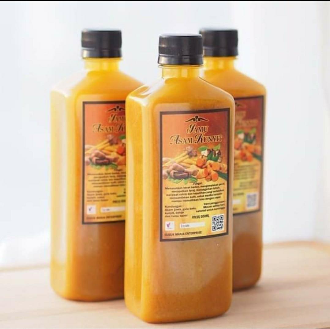 Instock Jamu Asam Kunyit 500ml Health Nutrition Health Supplements Health Food Drinks Tonics On Carousell