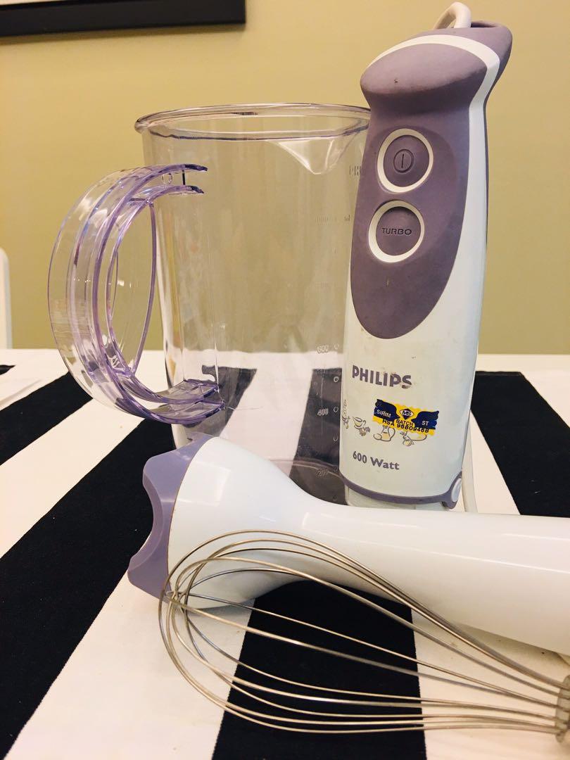 Philips hand blender and whisk 600W, TV & Home Appliances, Kitchen