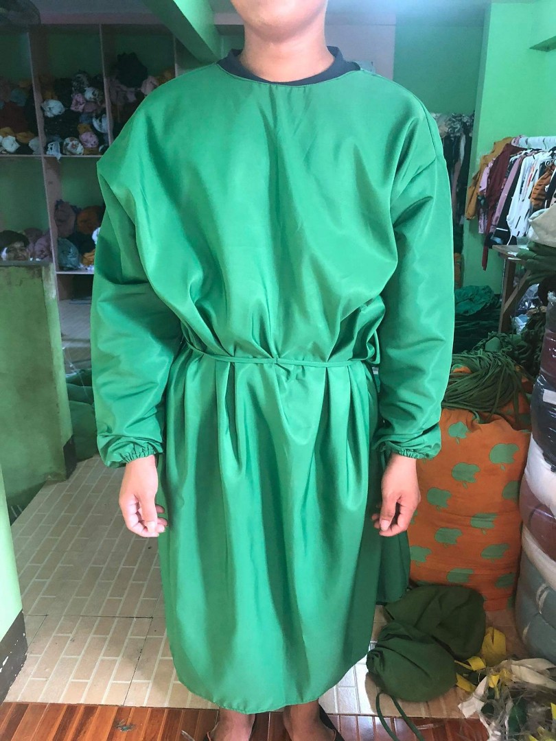 Microfiber gown