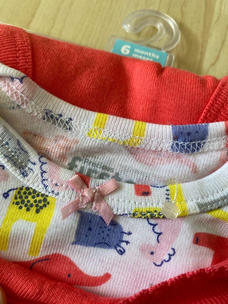 Precious firsts made by carter's best sale 6 short sleeve bodysuits