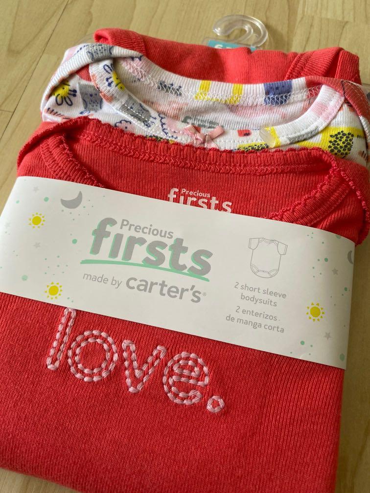 Precious firsts made by carter's 6 short sleeve bodysuits online