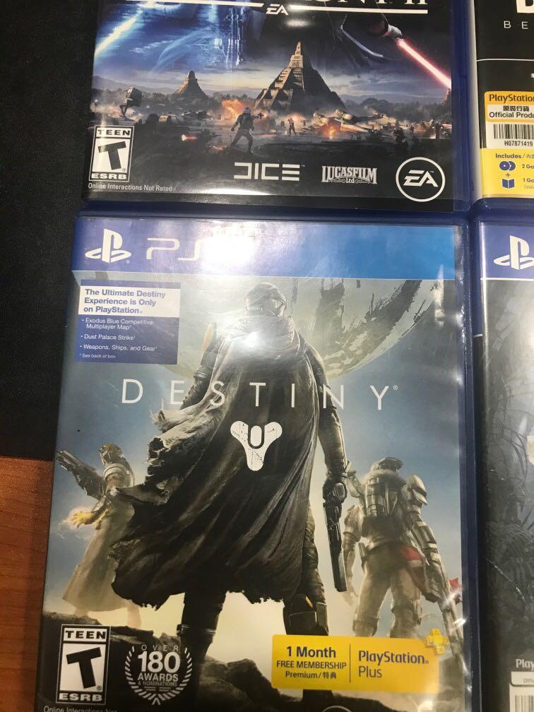 PS4 Games (Category: PlayStation) located in Makati City. Submitted by leroyglee (Listing ID 1002265406, Image 3). Description: For Sale: Star Wars Battlefront 2: sold God of War: 900 Detroit Become Human: 1k (brand new) Destiny 1: 400 Uncharted 4 a thief’s end: Sold .