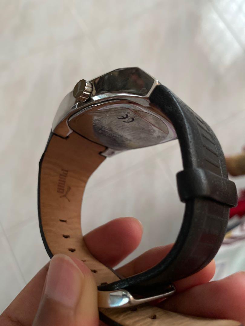 Puma leather watch cheap