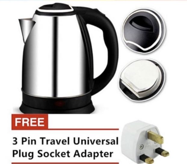 Stainless Steel Electric Automatic Cut Off Jug Kettle 2L, TV & Home ...