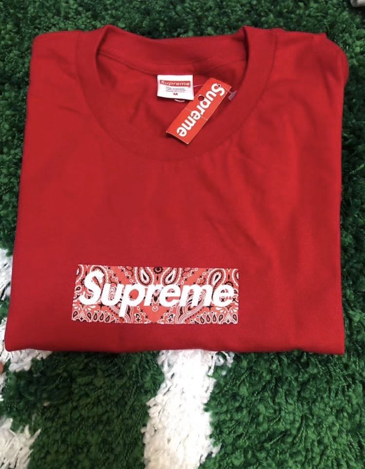 supreme bandana logo tee