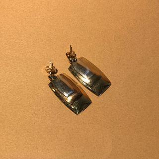 復古層層堆疊造型針式耳環