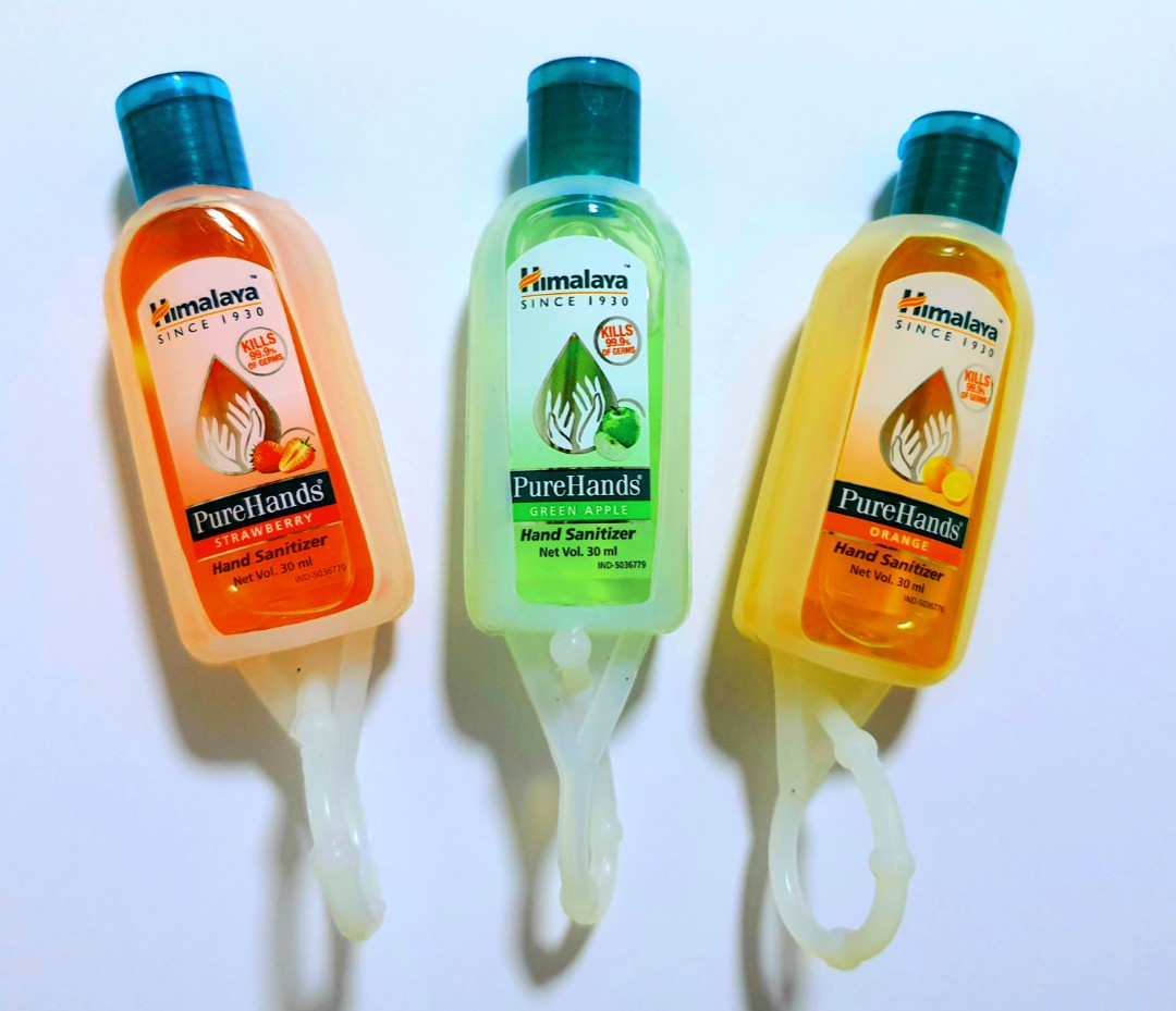 30ml Himalaya Sanitizer With Bag Tag Kills 99 9 Germs Health Beauty Hand Foot Care On Carousell