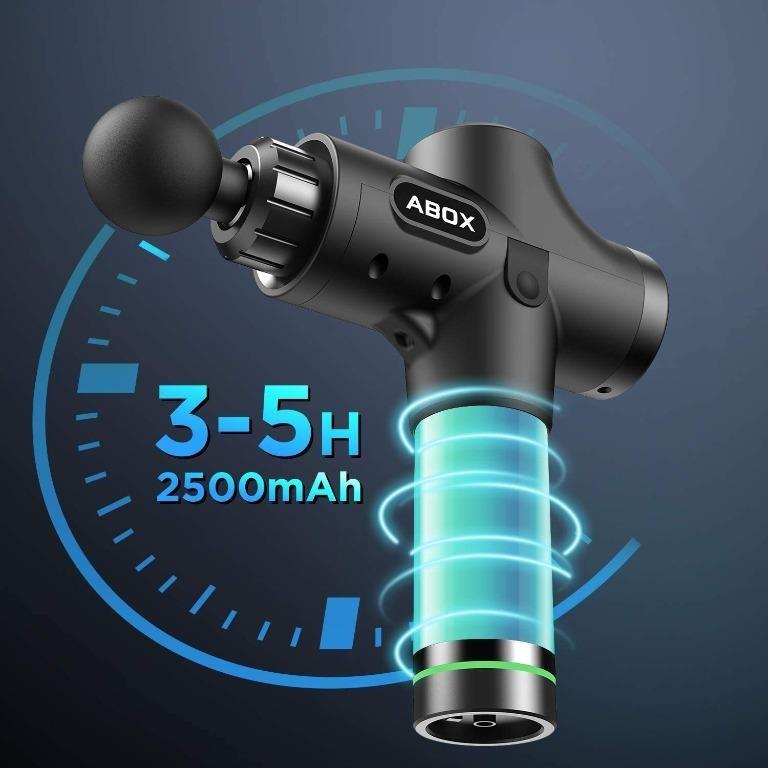 0234E ABOX Muscle Massage Gun, HandHeld Deep Tissue Muscle Massager