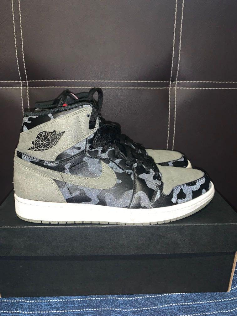 Air jordan 1 retro shop high premium shadow camo