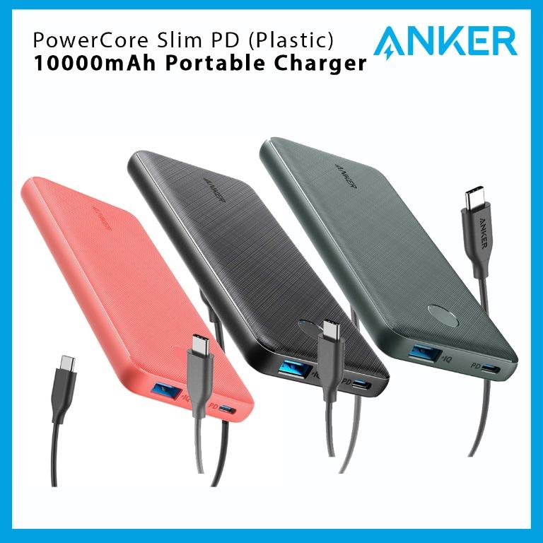 Anker Powercore Slim 10000 Pd Usb C Power Delivery 18w Mobile Phones Tablets Mobile Tablet Accessories Power Banks Chargers On Carousell