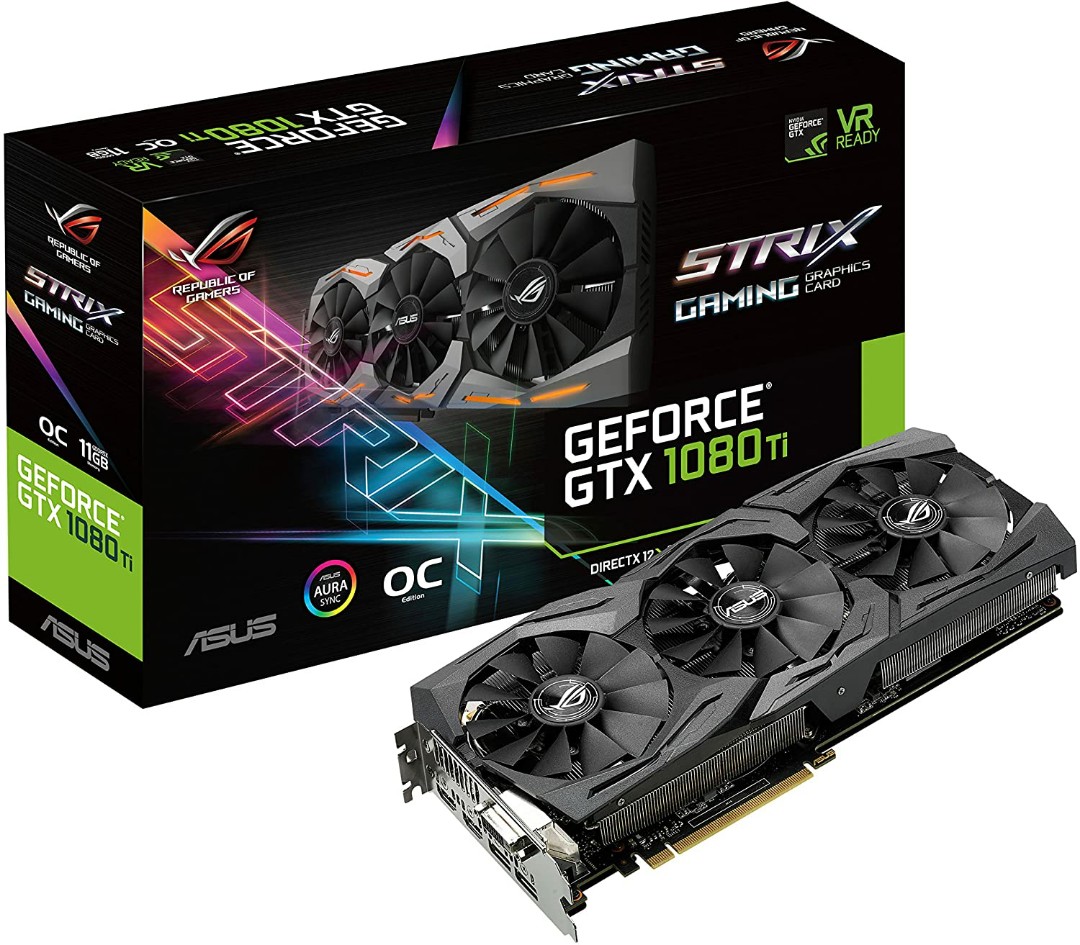 Asus Rog Strix Gaming Gtx 1080ti Oc Edition Used 1080 Ti Electronics Computer Parts Accessories On Carousell