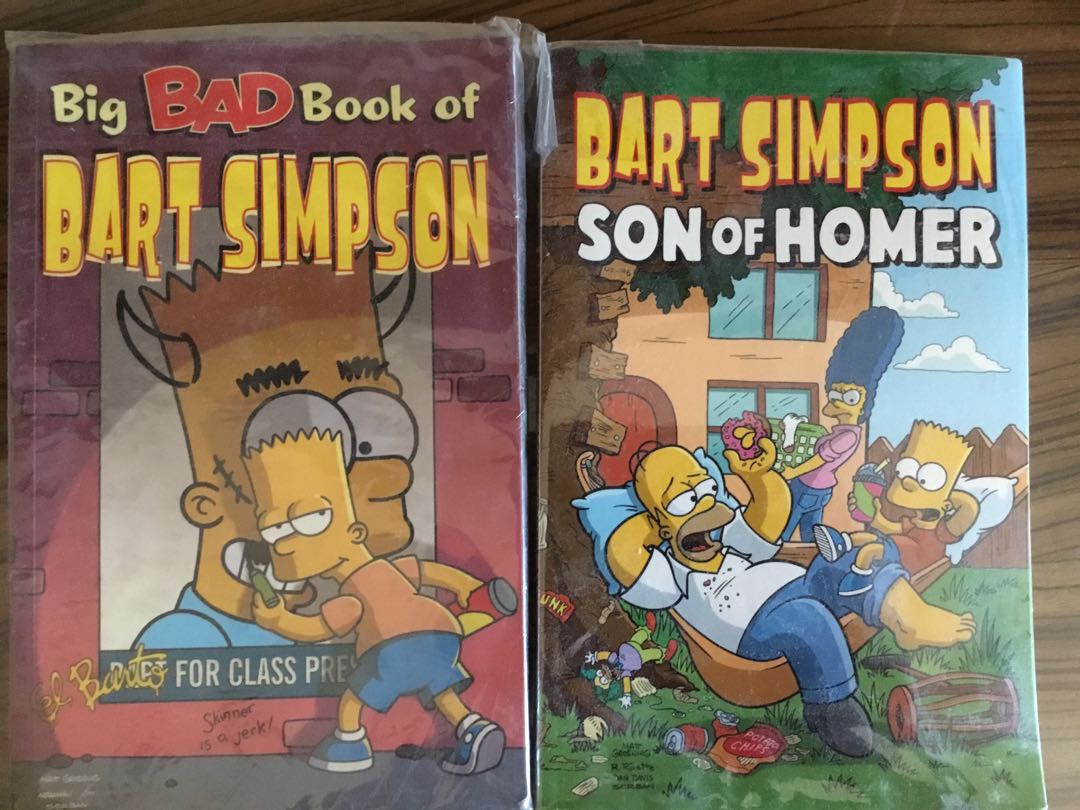 Carousell　Magazines,　comics,　Hobbies　Toys,　Books　Simpson　Manga　on　Bart　Comics