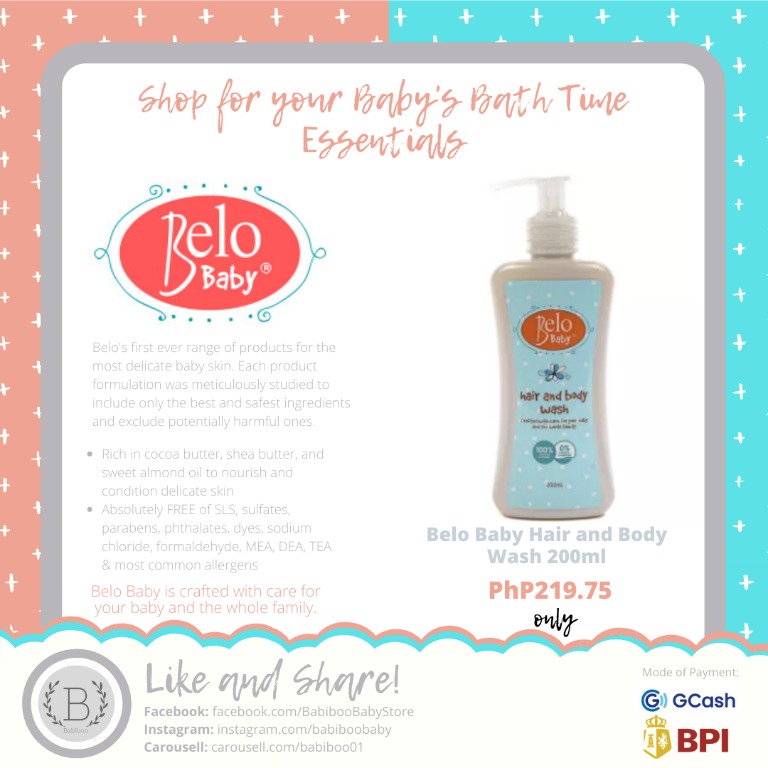 baby hair and body wash