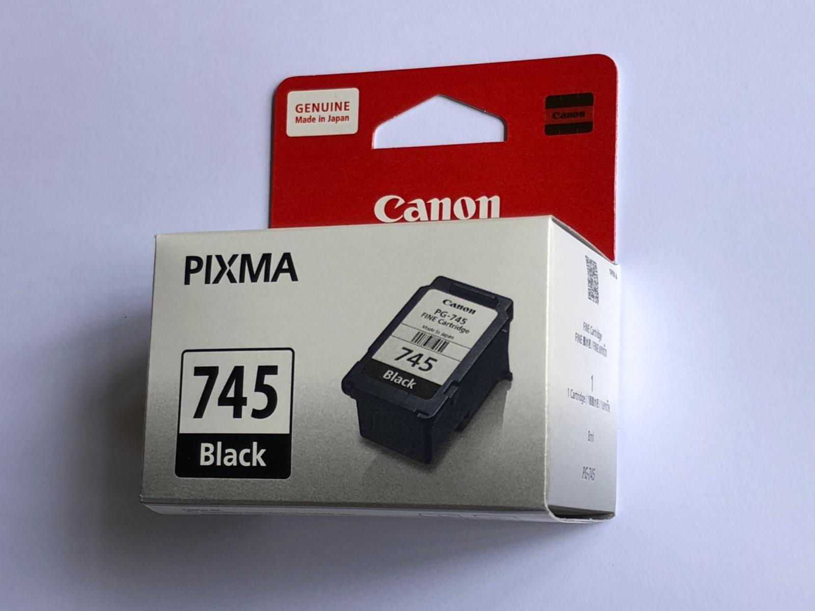 canon pixma black ink cartridge pg 745