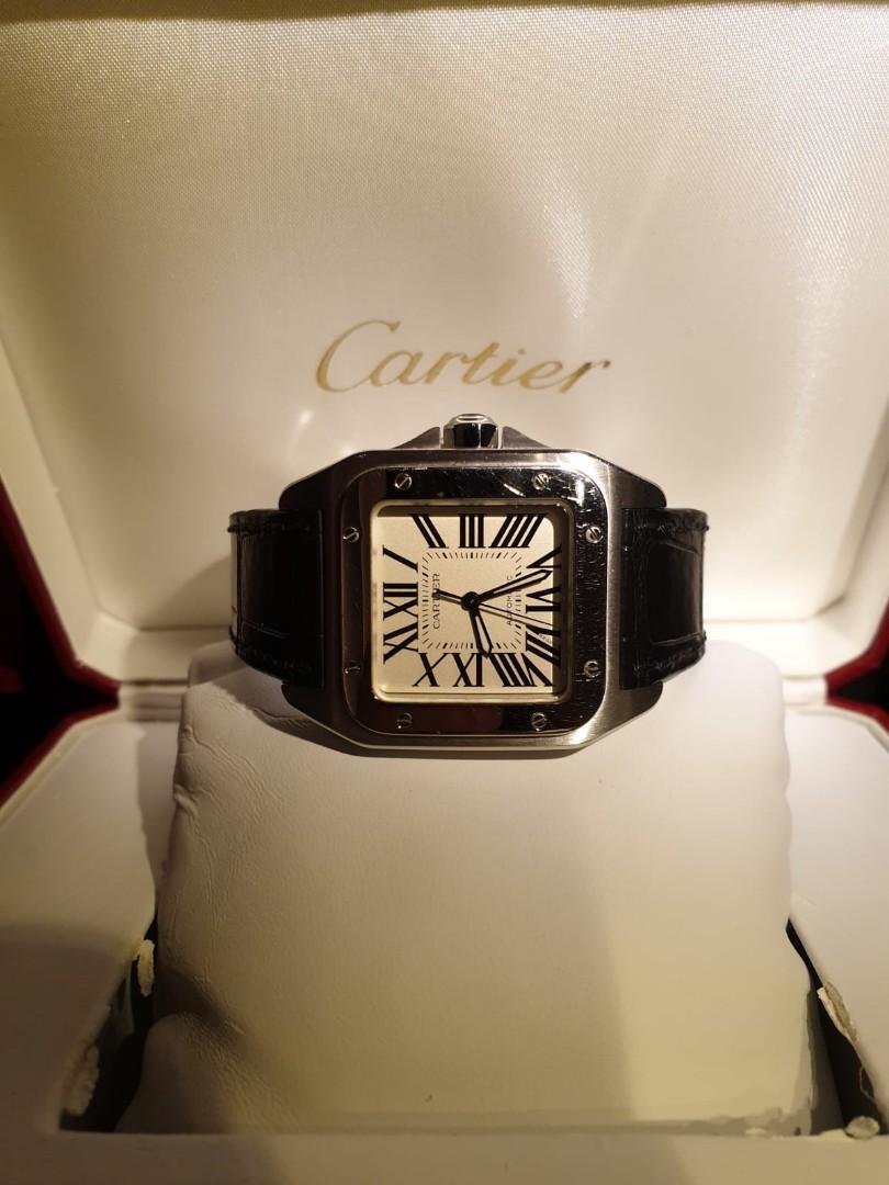 Cartier santos midi hot sale