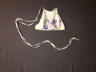 Cropped wrap around top