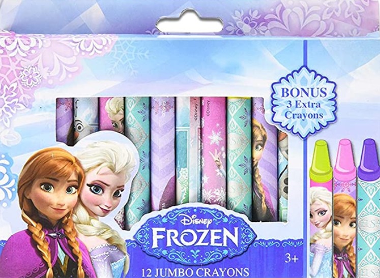 Disney Frozen Crayons / Oil Pastels, Hobbies & Toys, Stationery & Craft