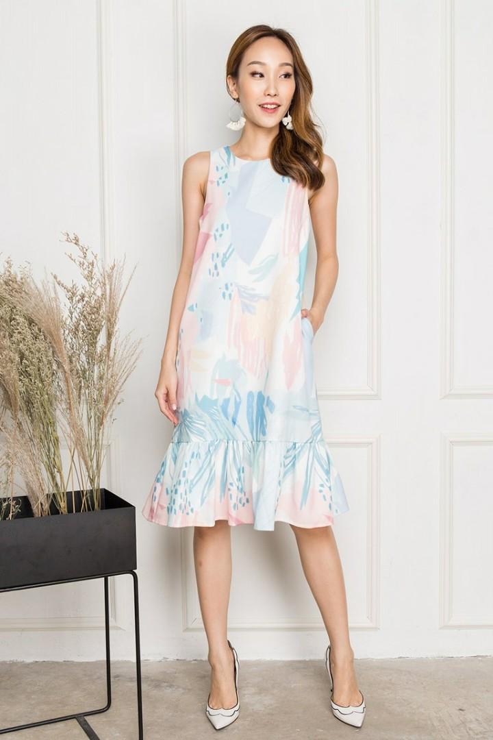 Drop Waist Pastel Dress from All Would Envy AWE, Women's Fashion, Dresses &  Sets, Dresses on Carousell