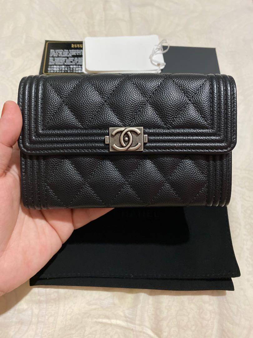 Lot 1319  Chanel Black Classic Medium Flap Wallet