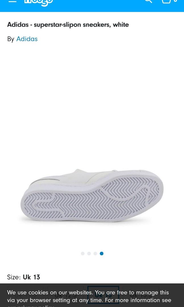 Superstar slip on uk sale shop