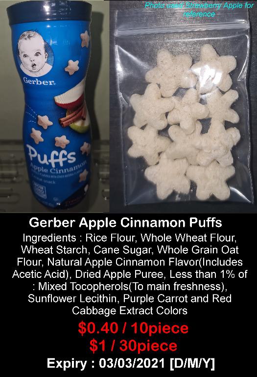 Can hamsters eat gerber puffs cheap