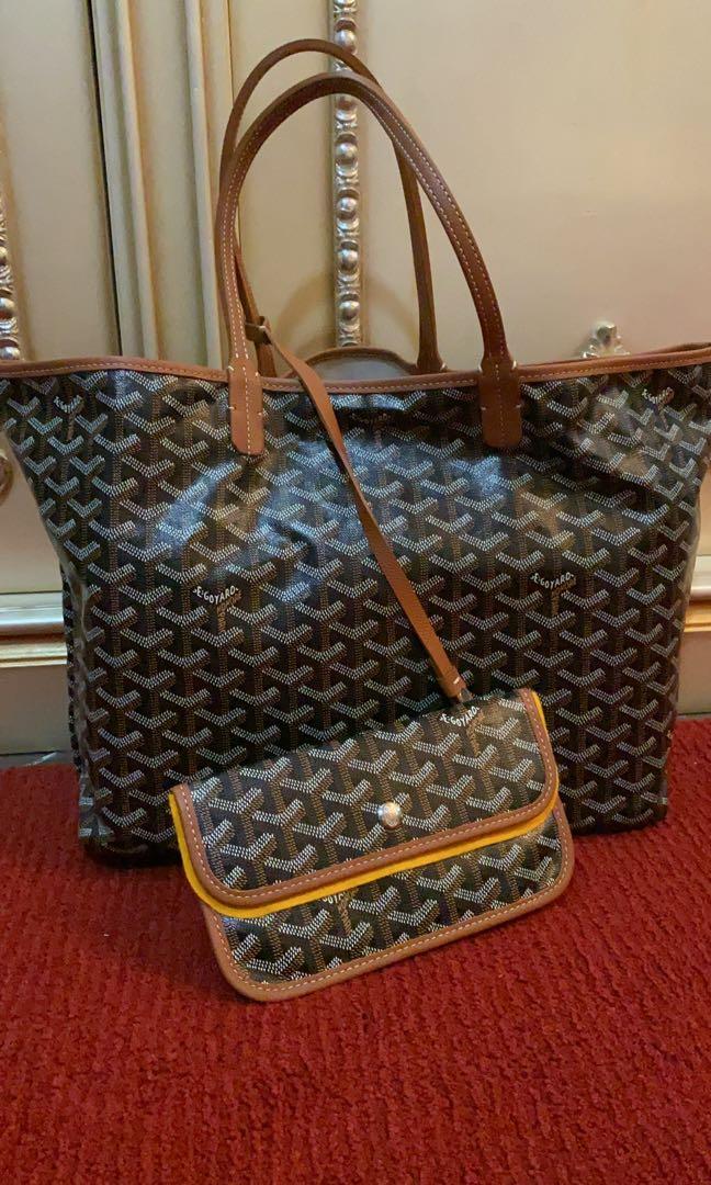 Goyard Tote Pm Authentic Fesyen Wanita Tas Dompet Di Carousell