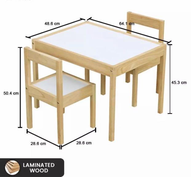 Kids sales table size