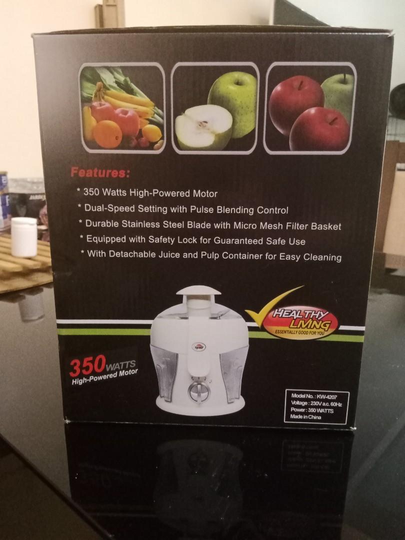 Kyowa Juice Extractor KW4207, TV & Home Appliances, Kitchen Appliances