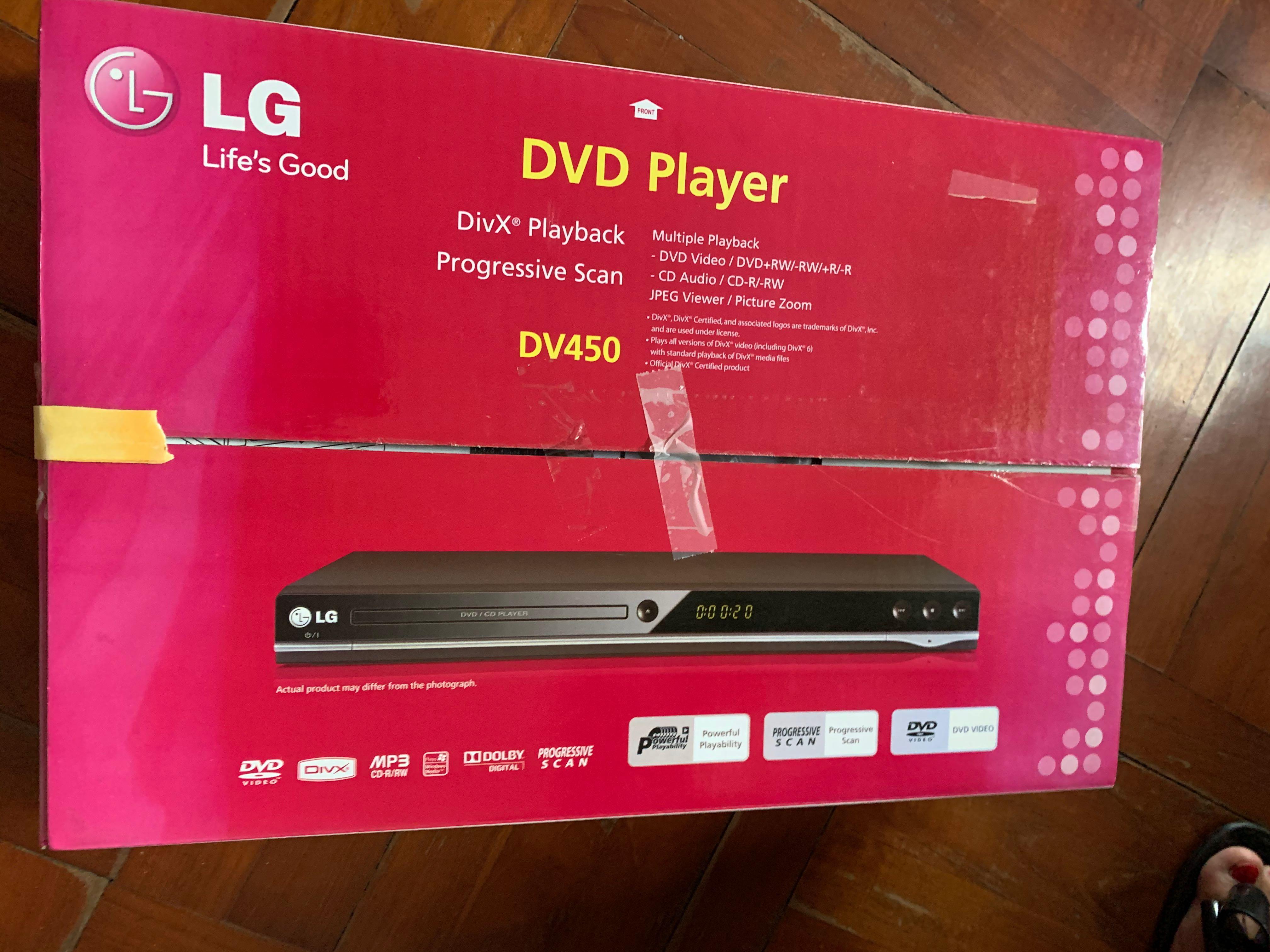 LG DVD player 機 DV450 CD (好過Sony) 睇碟, 家庭電器, 電視 & 其他娛樂, 藍光及播放器 Carousell