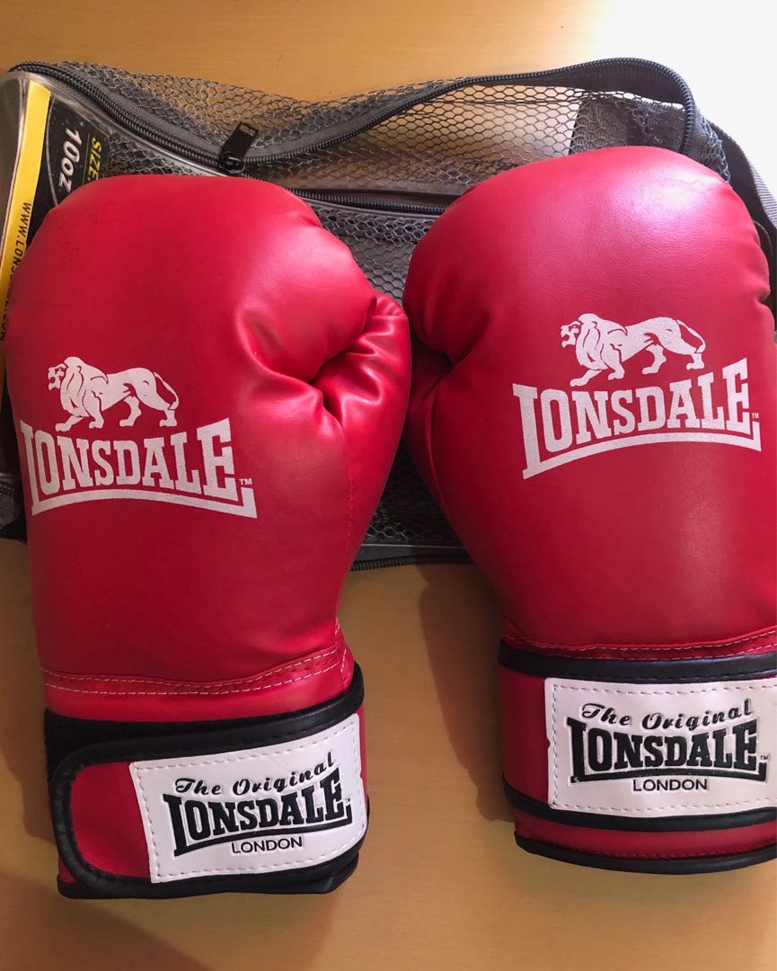 Lonsdale boxing gloves with FREE Axis hand wrap, Men's Fashion