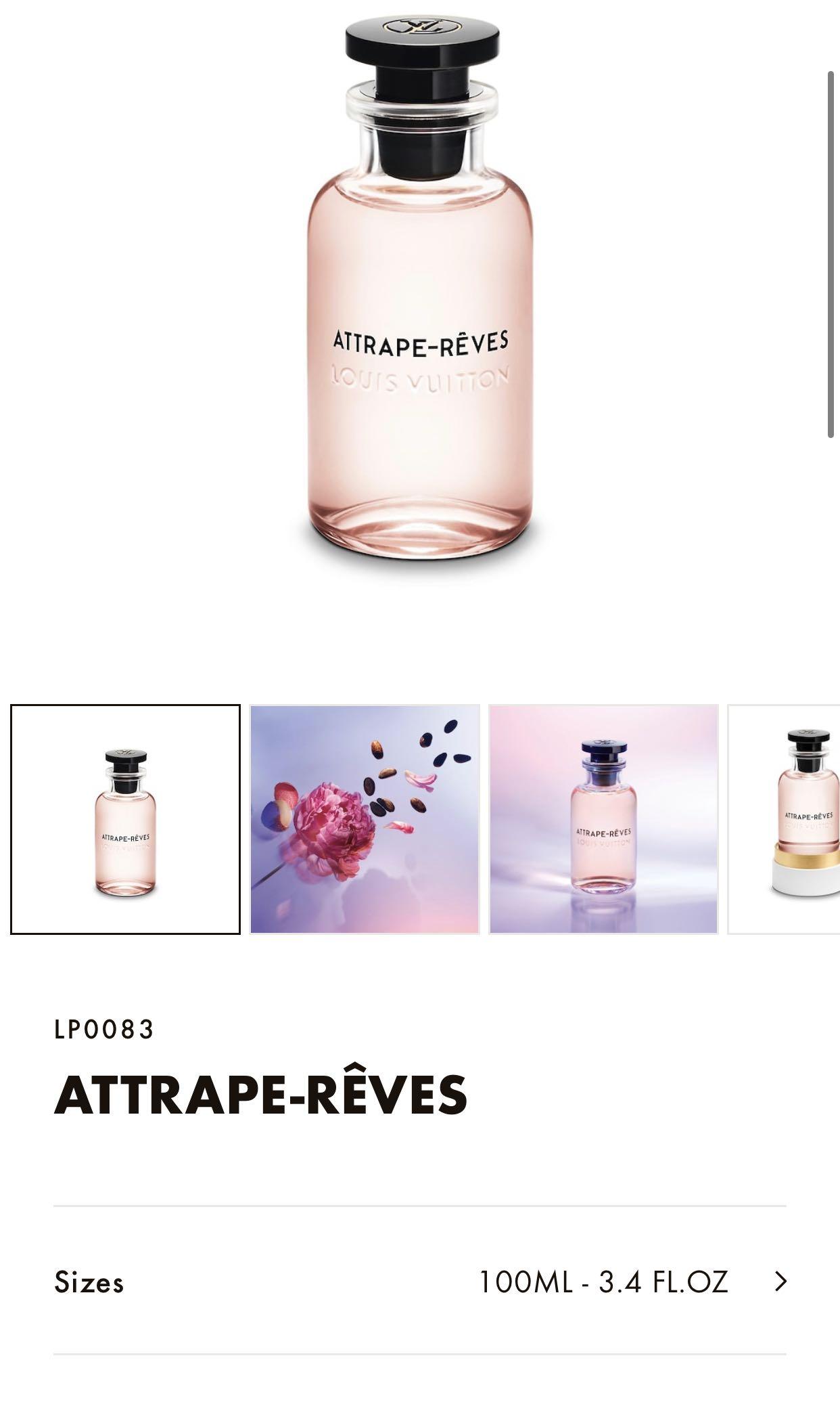 NEW Louis Vuitton Attrape-Reves Eau De Parfum Pink Perfume Spray