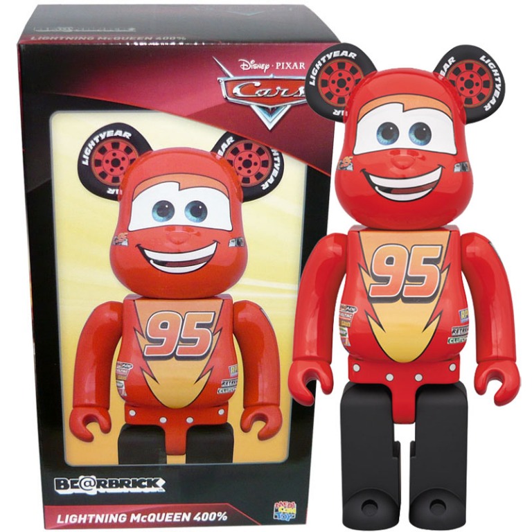 Medicom Be@rbrick Bearbrick Disney Pixar Cars Lightning McQueen ...