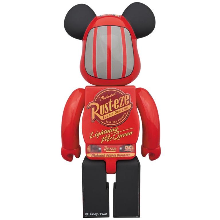 Medicom Be@rbrick Bearbrick Disney Pixar Cars Lightning McQueen 