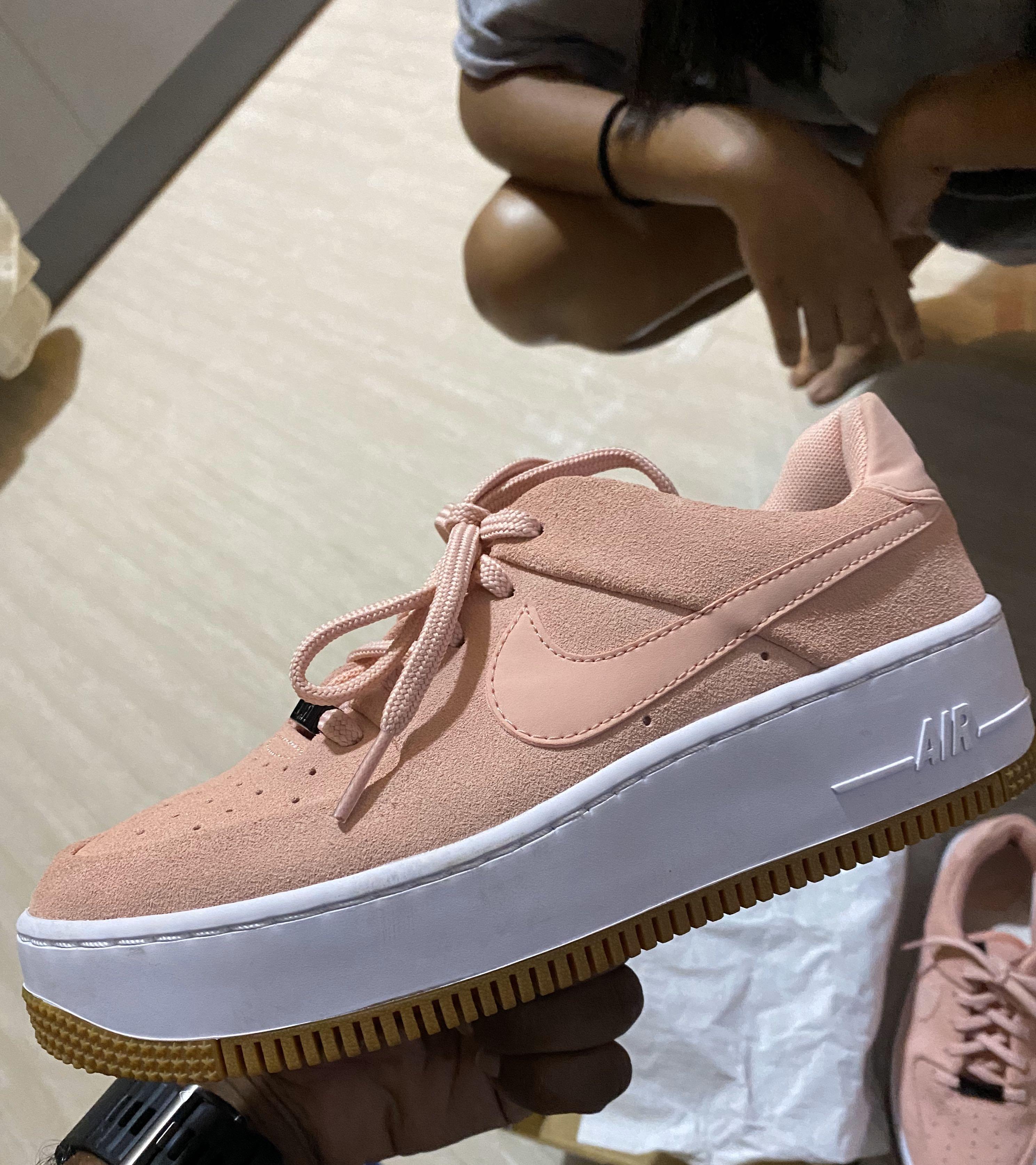 nike air force 1 sage low coral stardust