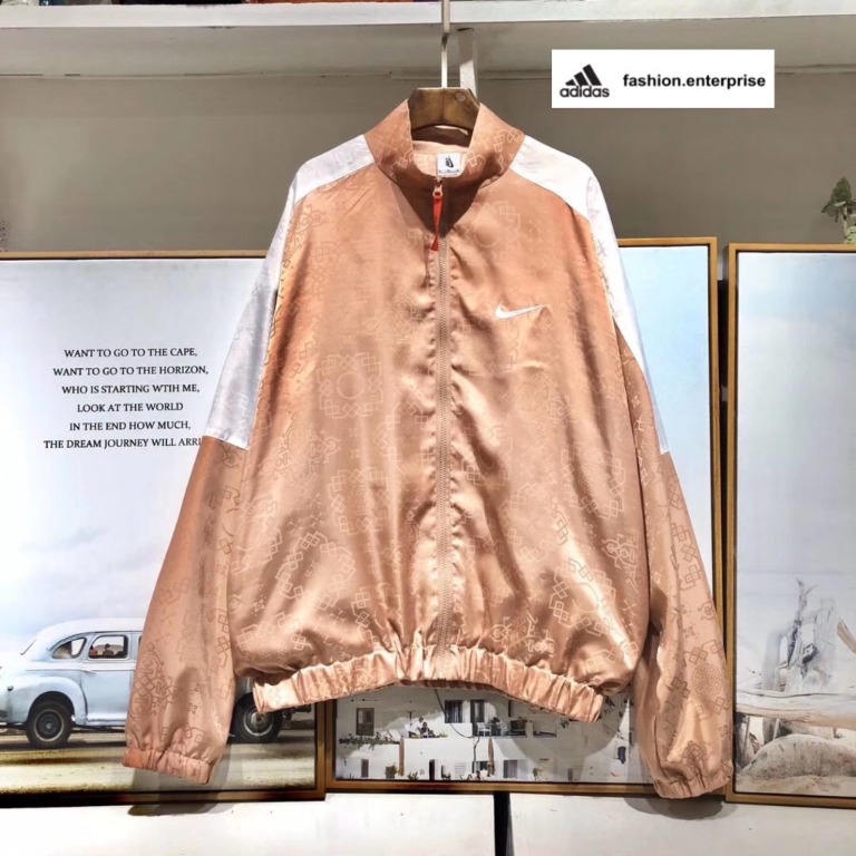 Nike x Clot Rose Gold Silk Track Jacket
