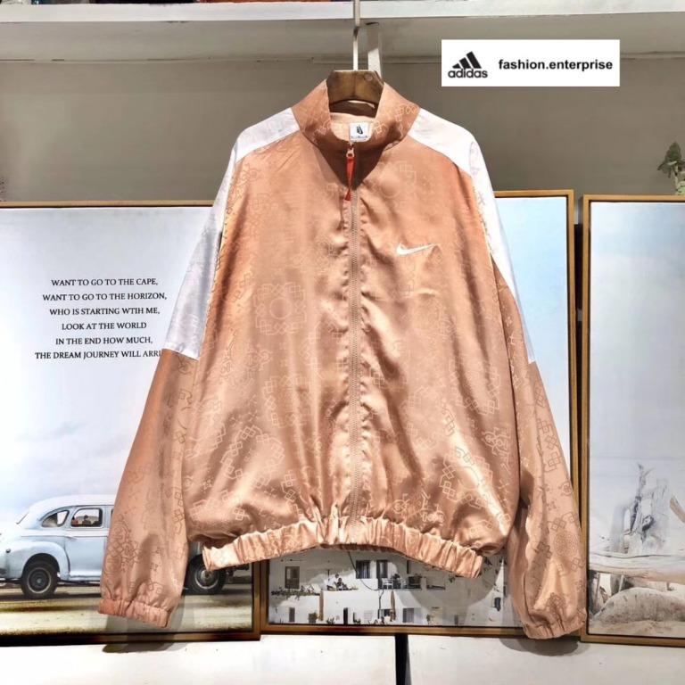 Nike jacket sale rose gold