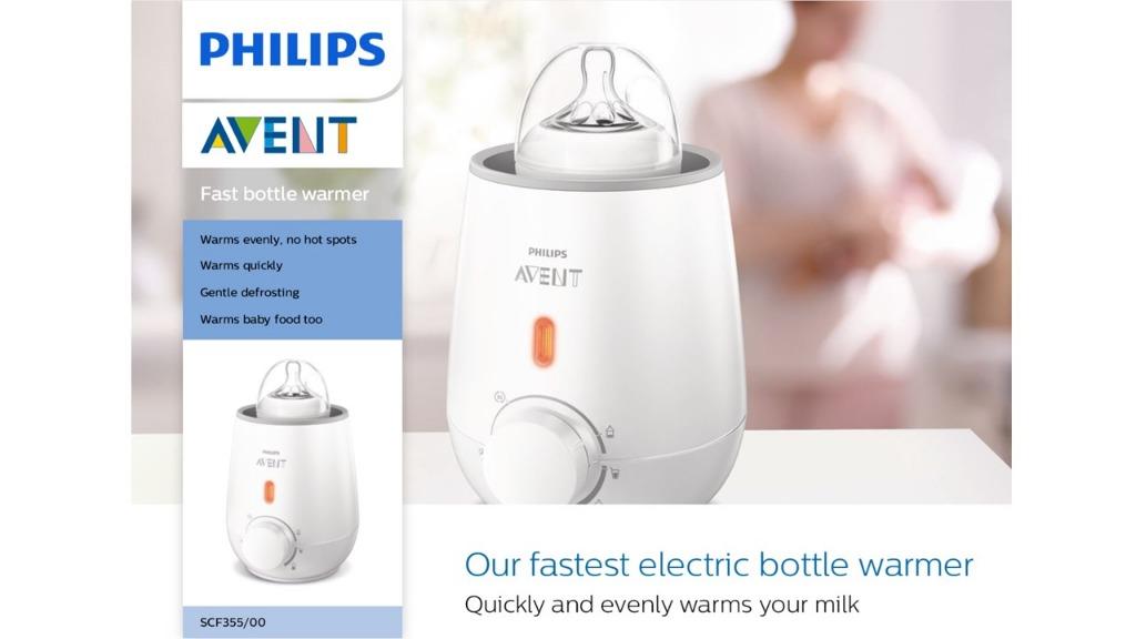 philips avent fast baby bottle warmer