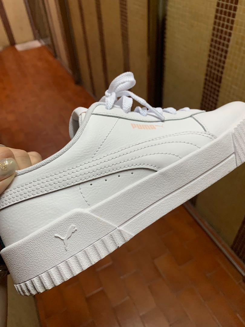 Puma Carina Cloud White Pink Carousell