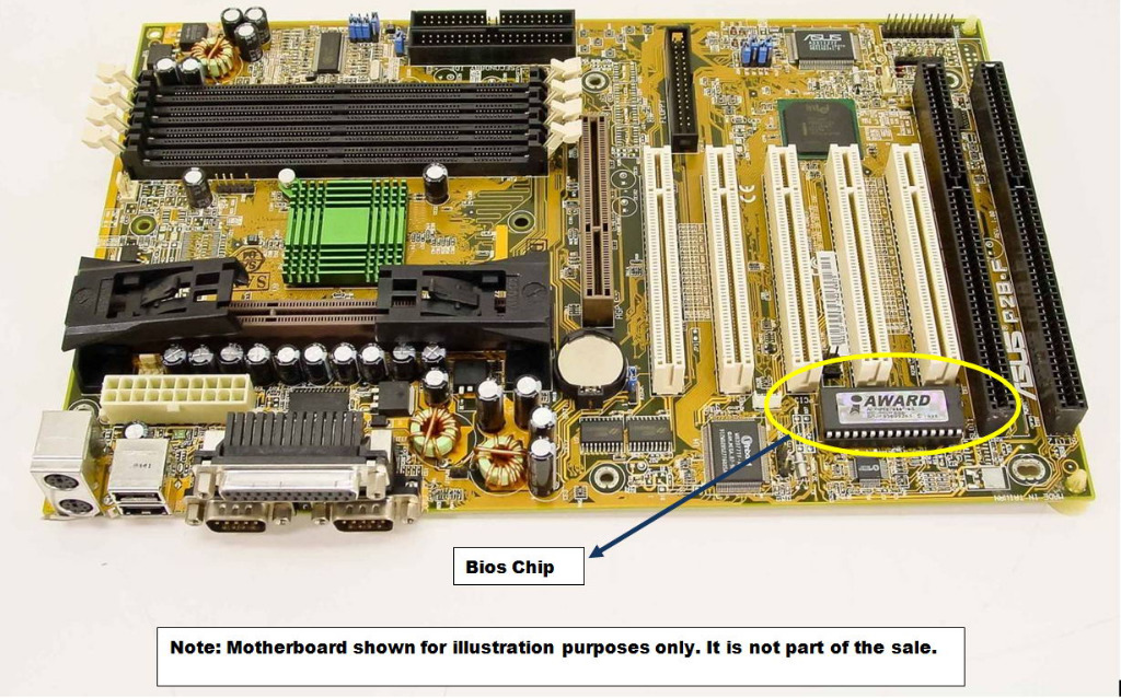 Replacement Original Bios chip for Asus P2BF motherboard windows