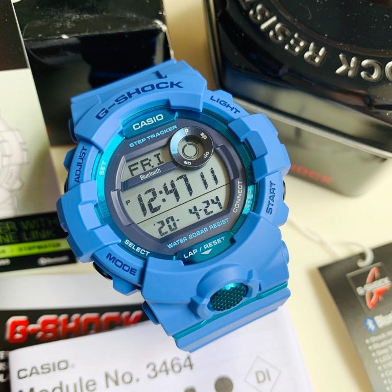 Sale Bnew Authentic Casio G Shock Gbd800 2 G Squad Fitness Step Tracker Bluetooth Watch Blue P4 190 Fixed Men S Fashion Watches On Carousell