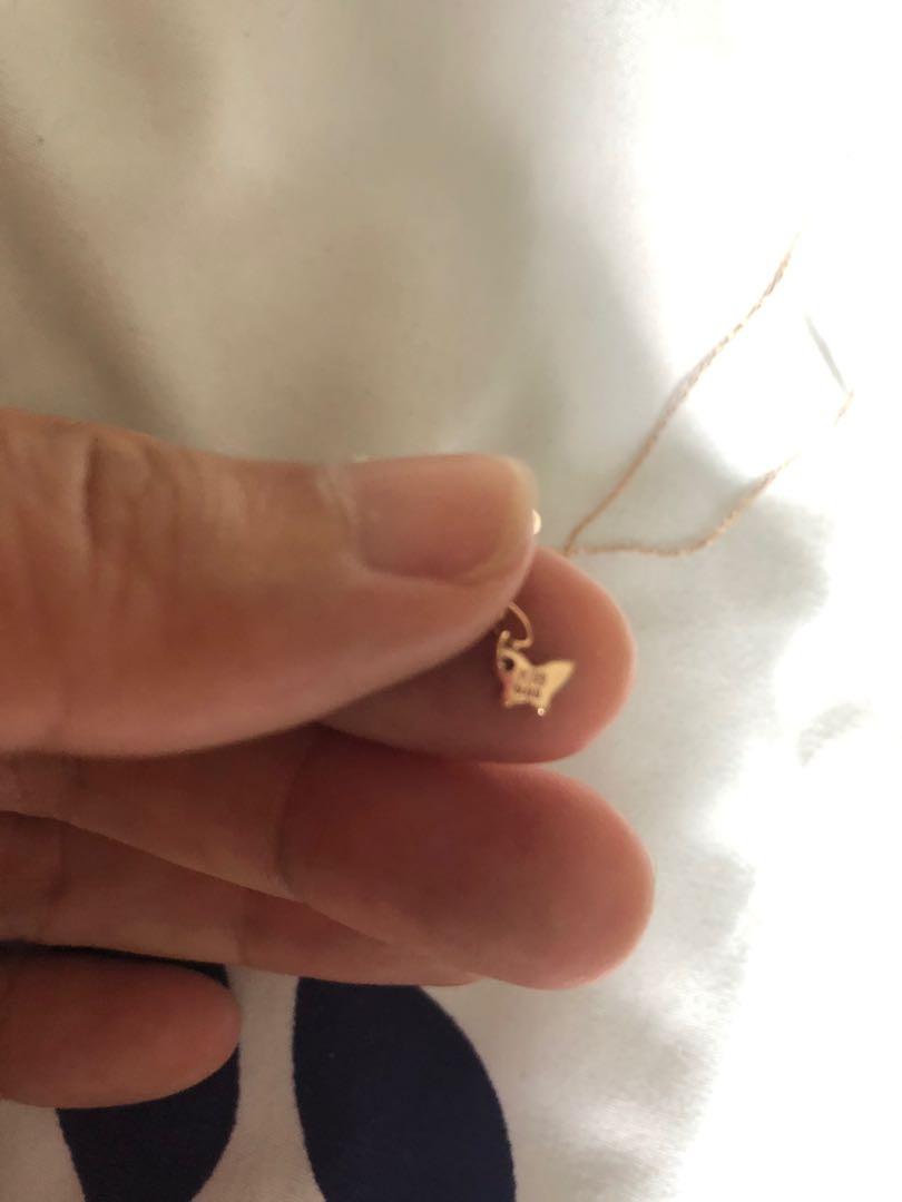 Samantha Tiara Sweet Heart 18k gold necklace