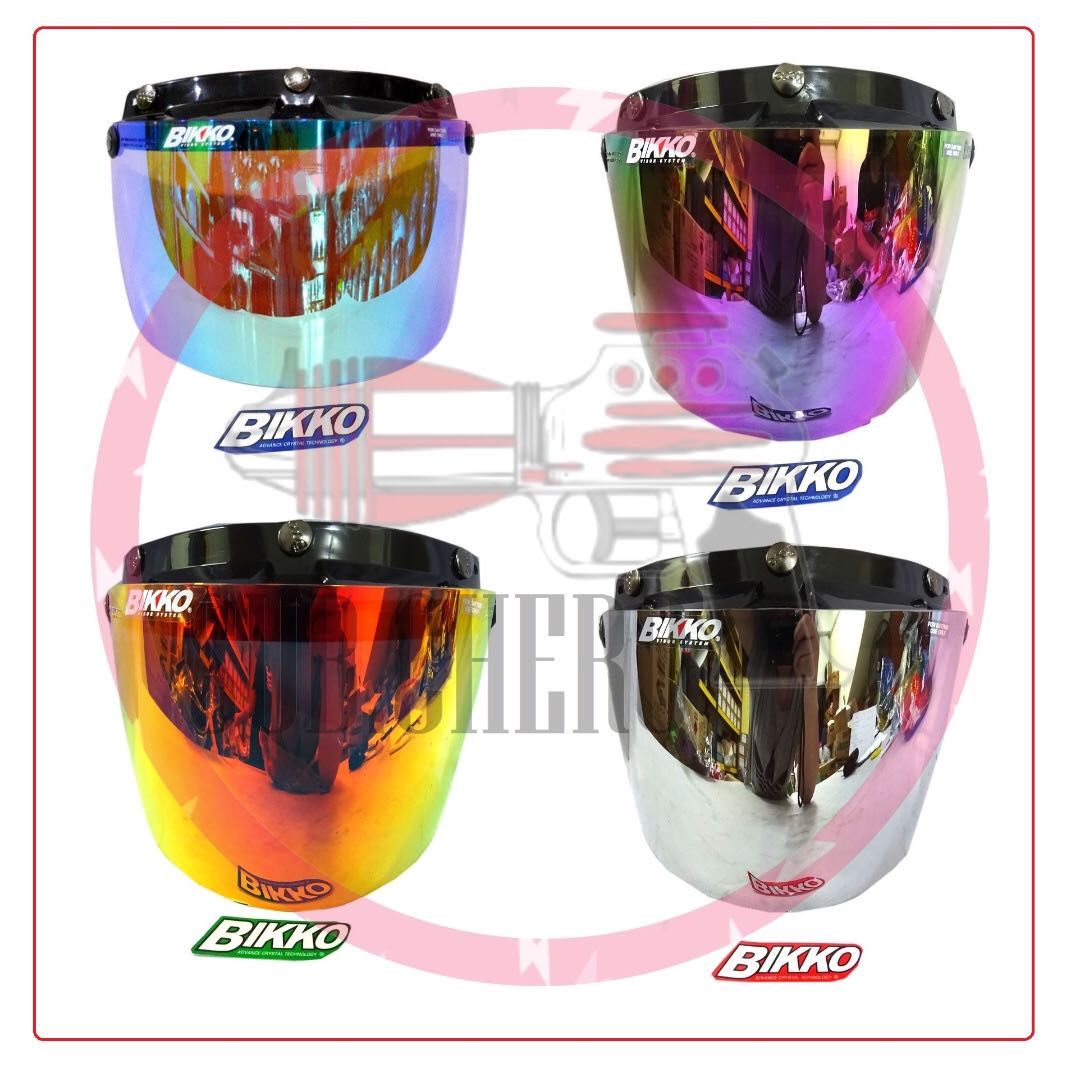 Rainbow helmet visor top