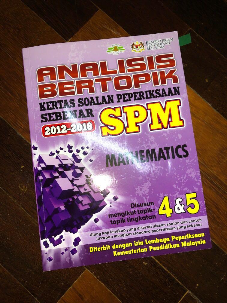 Spm Maths Past Year Questions Textbooks On Carousell