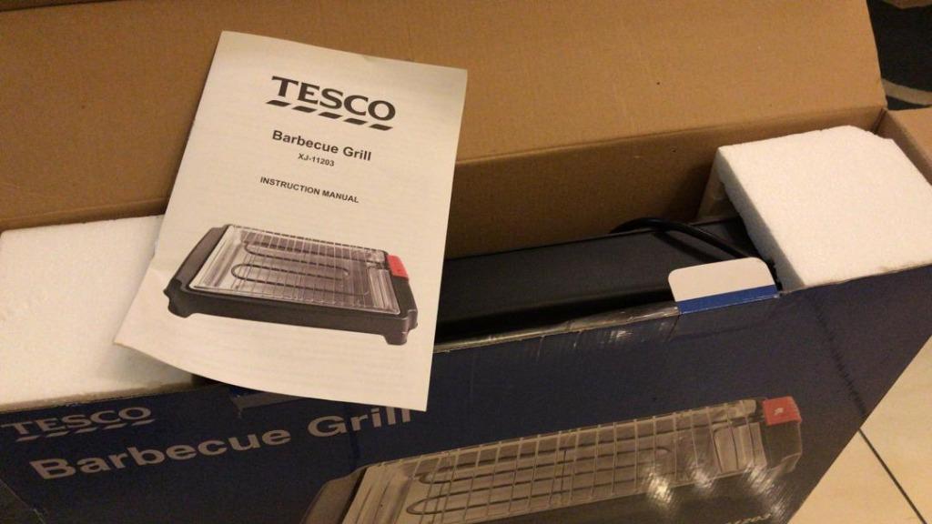 Tesco Electric Barbecue BBQ Grill Model XJ 11203