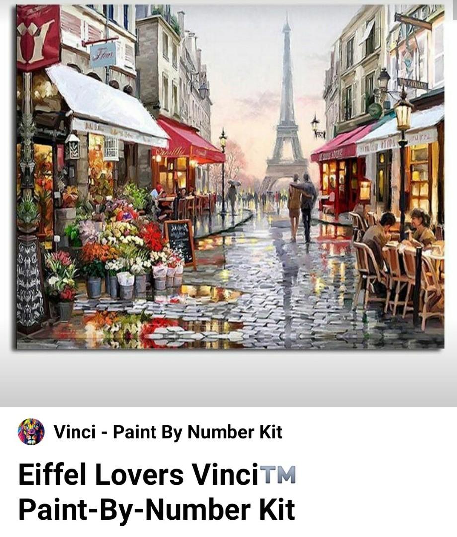 VinciPaint by Number Kit, Hobbies & Toys, Stationary & Craft, Art