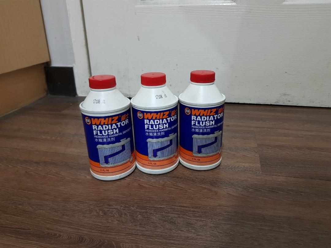 WHIZ Radiator Flush Radiator Cleaner Coolant (Category: Maintenance Fluids and Filters) located in Makati City. Submitted by luxurycarpartsphilippinesinc. (Listing ID 1002396989, Image 1). Description: WHIZ Radiator Flush Fit for all type of cars Php 480 per bottle Lalamove delivery PM me if interested thanks! In God We Trust.