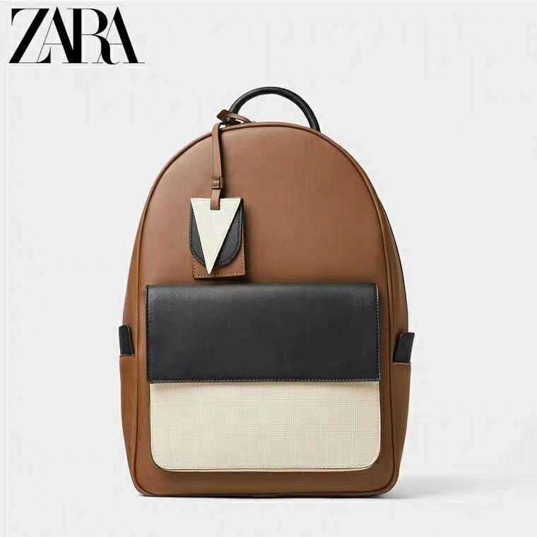 zara leather backpack