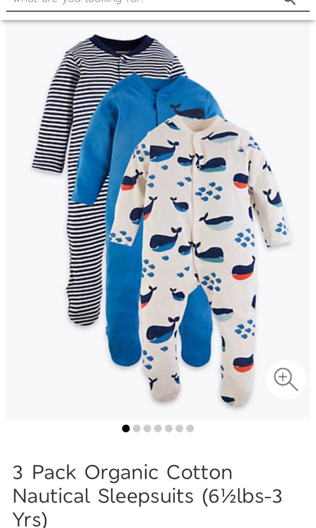 organic cotton sleepsuits