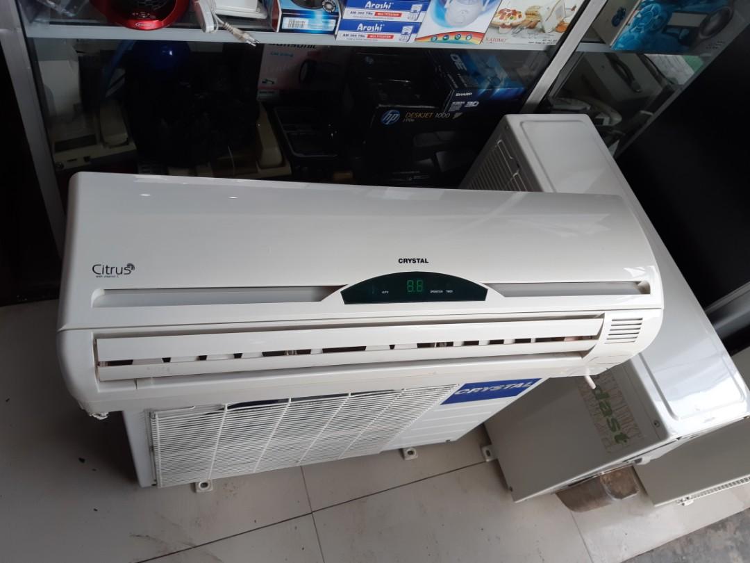 Ac 1 Pk Crystal Citrus Termasuk Pasang Instalasi Elektronik Lainnya Di Carousell